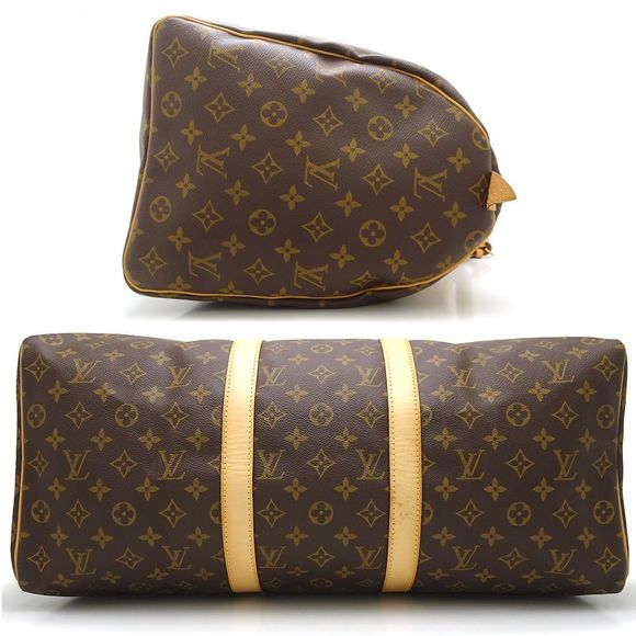 Louis Vuitton Monogram Keepall 50 Boston Bag Brown - Picture 2 of 7